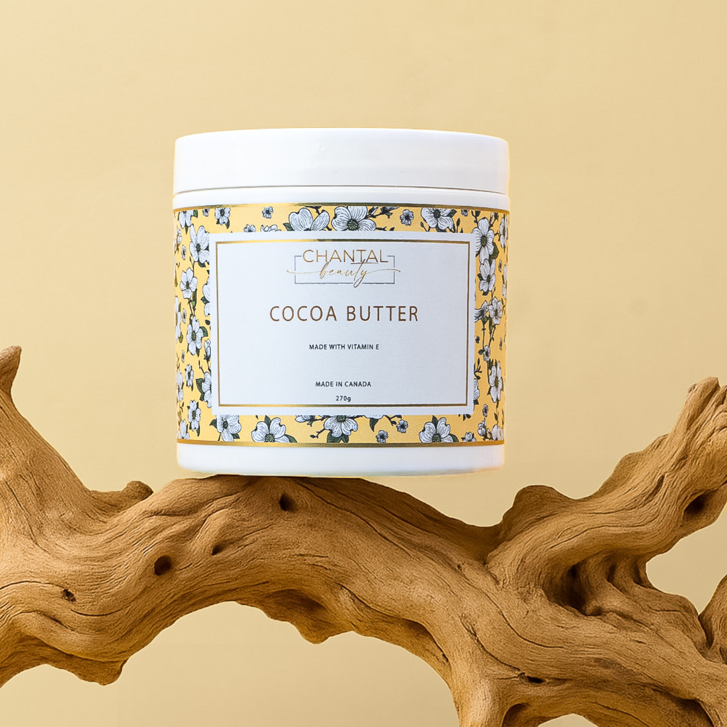 Chantal Beauty Cocoa Butter with Vitamin E (Cocoa Butter Balm Bloom Collection)